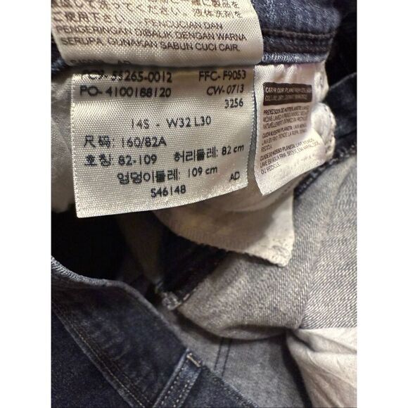 Levis 515 Jeans Womens 32x30 Blue Red Tab Denim Dark Wash Bootcut Denim - Picture 5 of 9